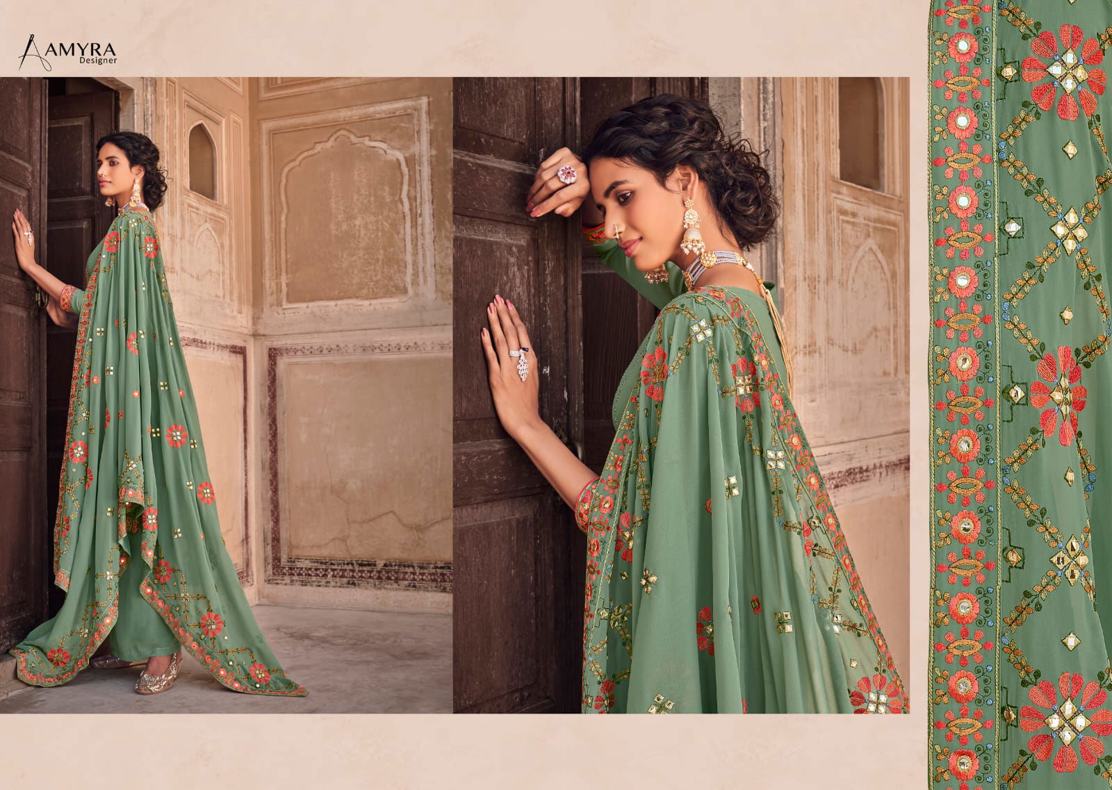 Amyra Dream Fancy Embroidered Wholesale Designer Salwar Suits